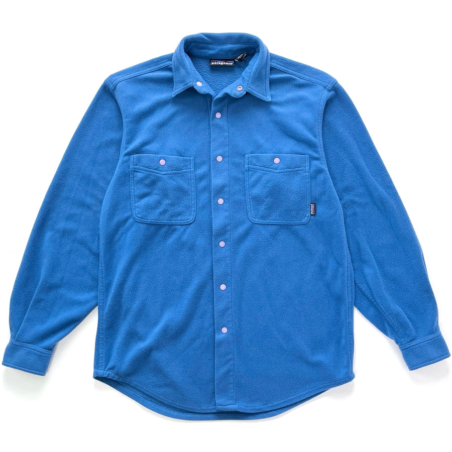 1992 Patagonia Made In The U.S.A. Synchilla Fleece Shirt, Blueberry (S)