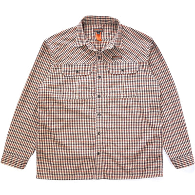 Patagonia (Modern) — 2023 Patagonia Mens Heavyweight Hemp-Blend Farrier’s Shirt, Plaid (L/XL)