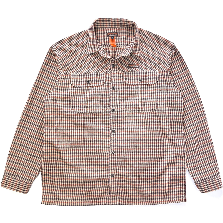 Patagonia (Modern) — 2023 Patagonia Mens Heavyweight Hemp-Blend Farrier’s Shirt, Plaid (L/XL)