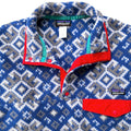 2013 Patagonia Printed Synchilla Snap-T, Aurora: Channel Blue (M)