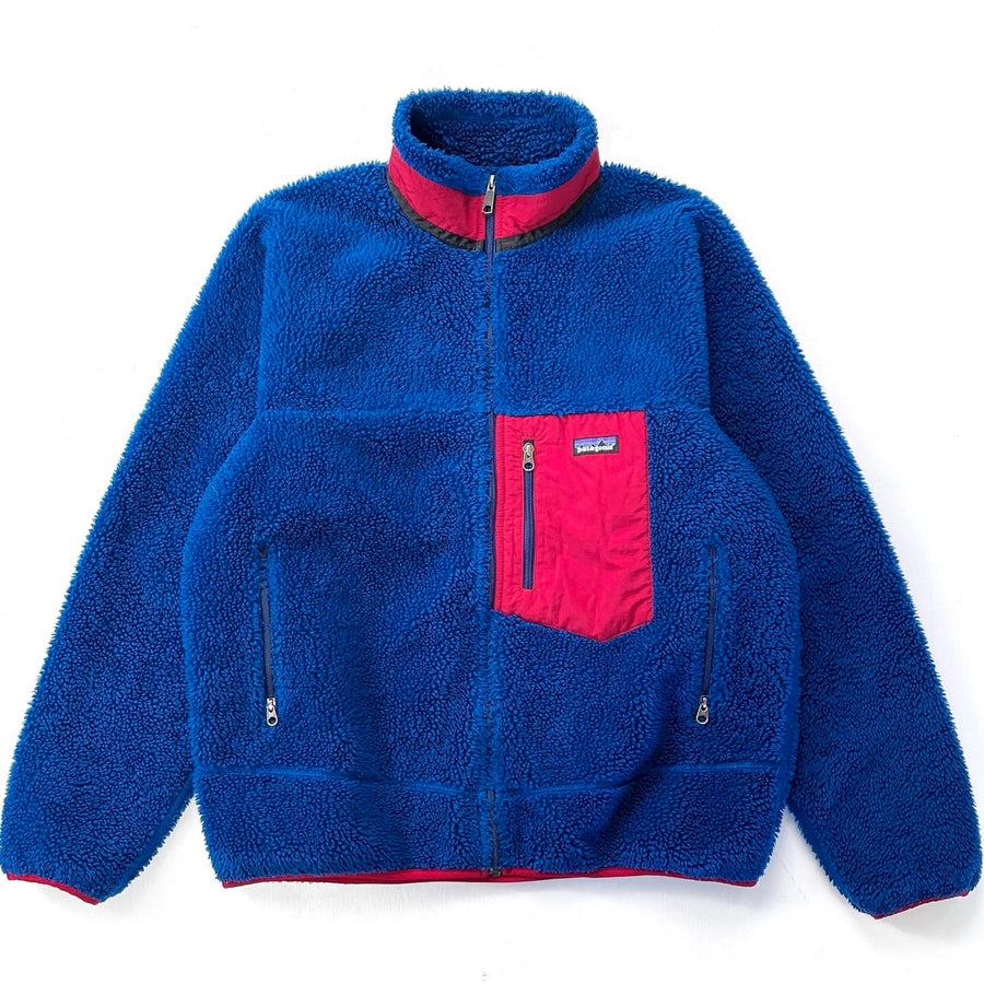 2010 Patagonia Classic Retro-X Fleece Jacket, Channel Blue (L)