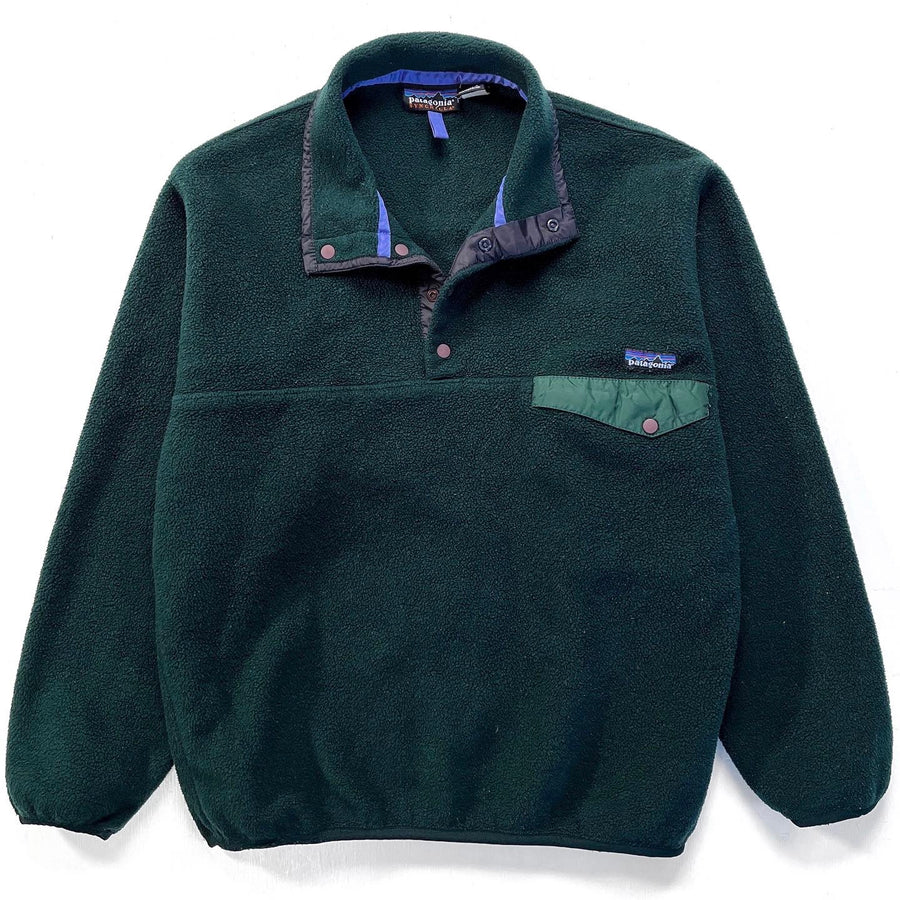 1996 Patagonia Synchilla Snap-T Pullover, Hunter & Condor (M)