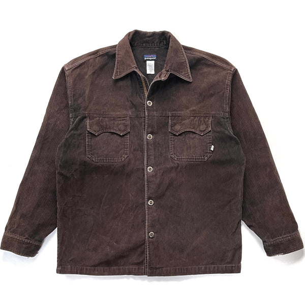 2005 Patagonia Rhythm Heavy Corduroy Ranch Jacket, Chocolate Brown (L/XL)