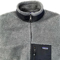 2005 Patagonia Made In The U.S.A. Retro-X Fleece Jacket, Charcoal (L)