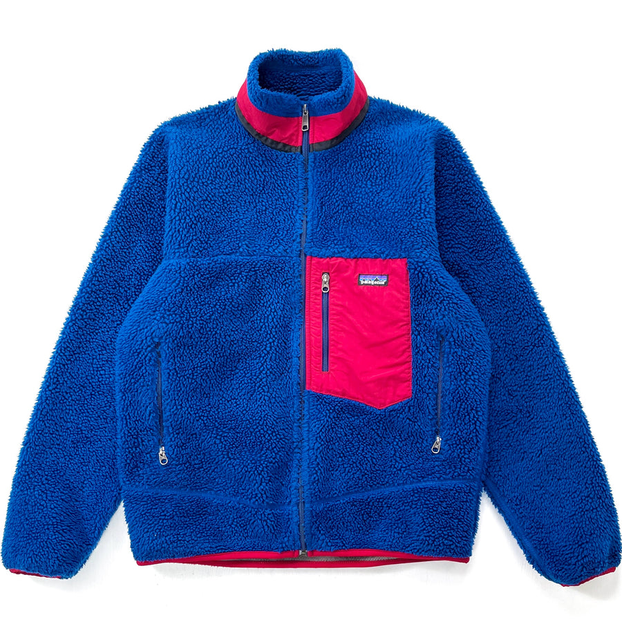 2010 Patagonia Classic Retro-X Fleece Jacket, Channel Blue (L)