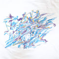 1990 Patagonia Made In The U.S.A. Long Sleeve Graphic T-Shirt, White (XL)