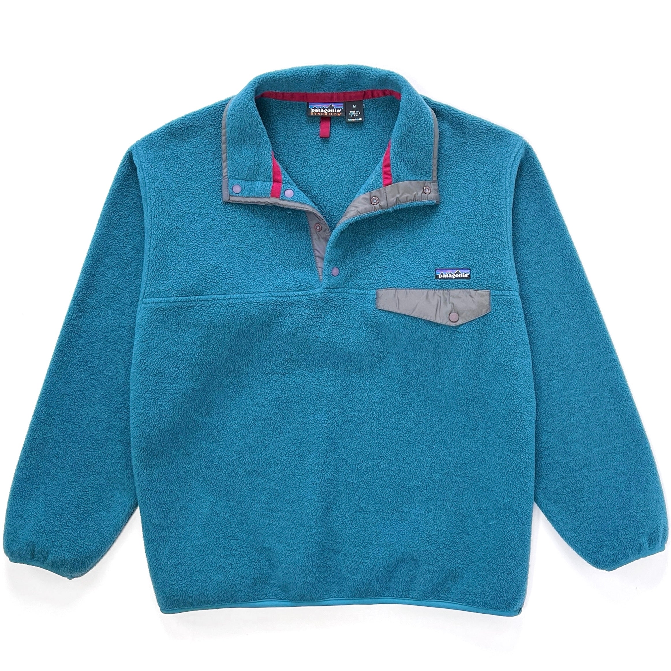 1997 Patagonia Made In The U.S.A. Synchilla Snap-T, Verdigris