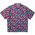 1993 Patagonia Mens A/C Cotton Print Shirt, Fish: Red (XL)
