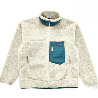 2021 Patagonia Classic Retro-X Fleece Jacket, Pelican / Dark Borealis (XL)