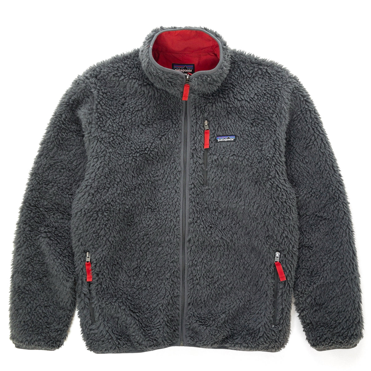 2014 Patagonia Classic Retro-X Deep Pile Fleece Cardigan, Forge Grey (M)