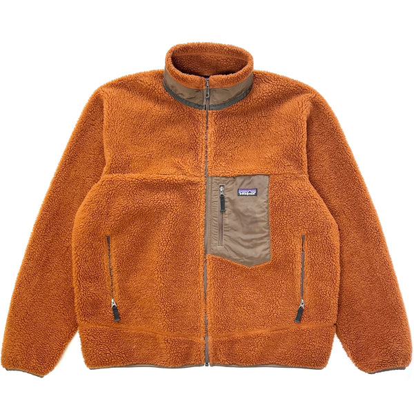 2008 Patagonia Classic Retro-X Deep Pile Fleece Jacket, Rustic Brown (XL)