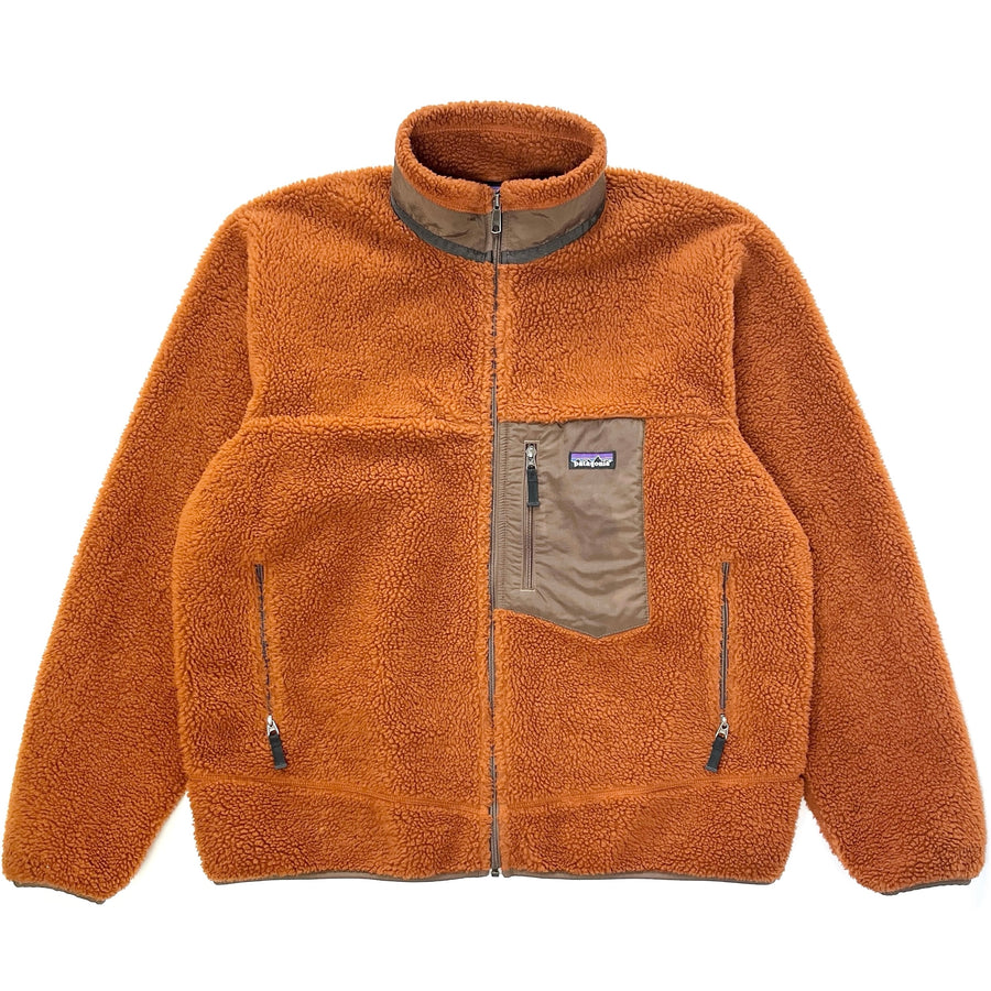2008 Patagonia Classic Retro-X Deep Pile Fleece Jacket, Rustic Brown (XL)