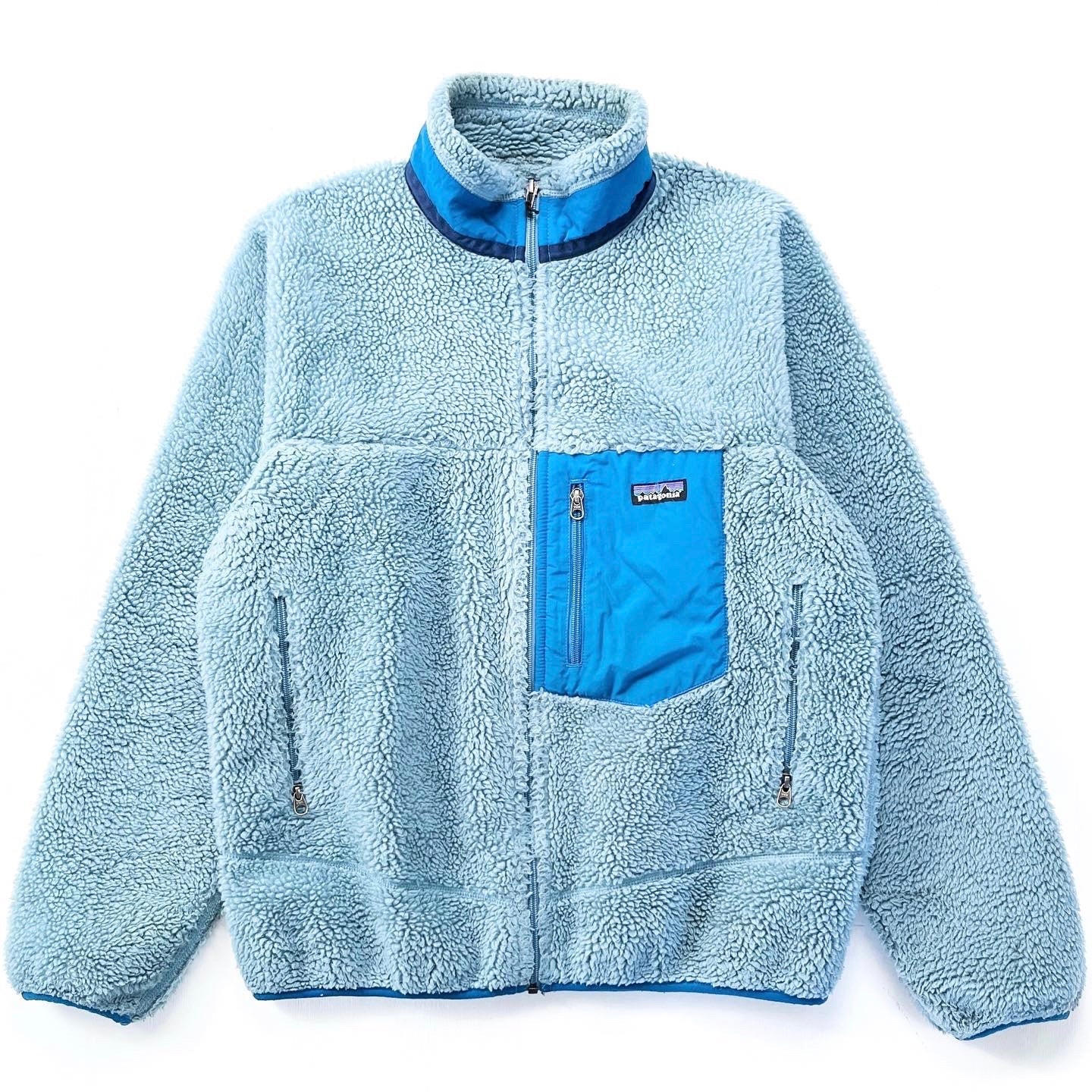 2012 Patagonia Classic Retro-X Fleece Jacket, Glacier Blue (M)