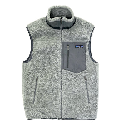 2014 Patagonia Classic Retro-X Fleece Vest, Narwhal Grey (XS/S)