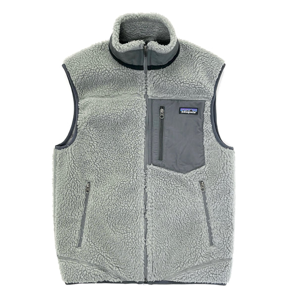 2014 Patagonia Classic Retro-X Fleece Vest, Narwhal Grey (XS/S)