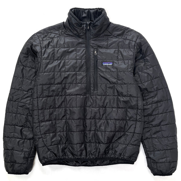 2013 Patagonia Mens Nano Puff Insulated Half-Zip Pullover, Black (S)