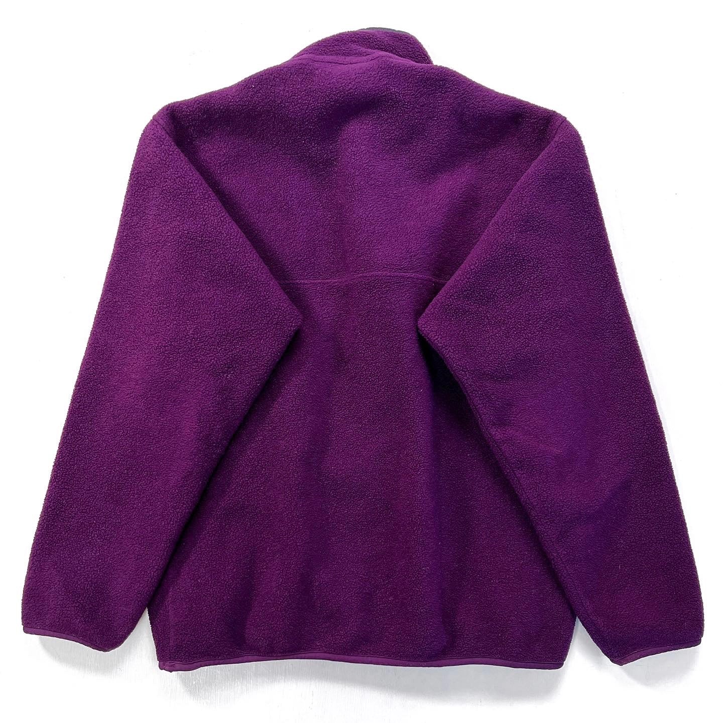 1998 Patagonia Synchilla Snap-T Pullover, Boysenberry & Carbon (S)