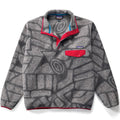 2015 Patagonia Printed Synchilla Snap-T, Shale: Forge Grey (M)