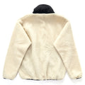 2002 The North Face High-Pile Full-Zip Fleece Jacket, Natural & Black (L)