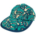 1995 Patagonia Printed Cotton Spoonbill Cap, Hidden Fish: Dark Teal (L)