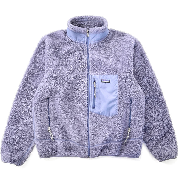 2001 Patagonia Made In The U.S.A. Retro-X Fleece Jacket, Lavender (L)