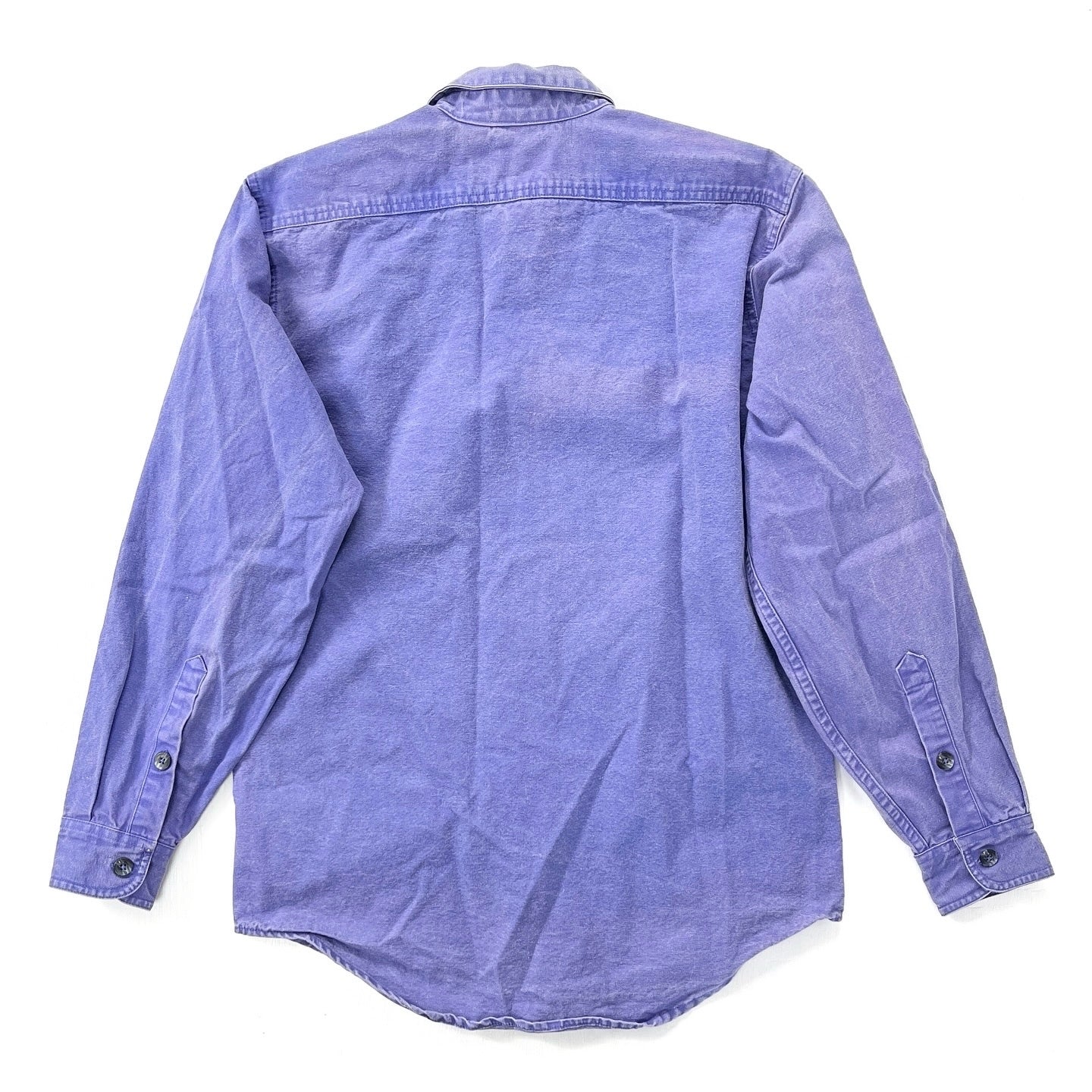 1993 Patagonia Garment Dyed Original Cotton Canvas Shirt, Iris (M)