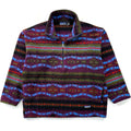 1994 Patagonia Printed Synchilla Sweater, Sacajawea: Blackberry (L)