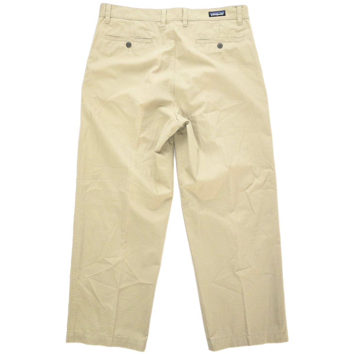 2005 Patagonia Mens Lightweight Organic Cotton Pants, Khaki (35)