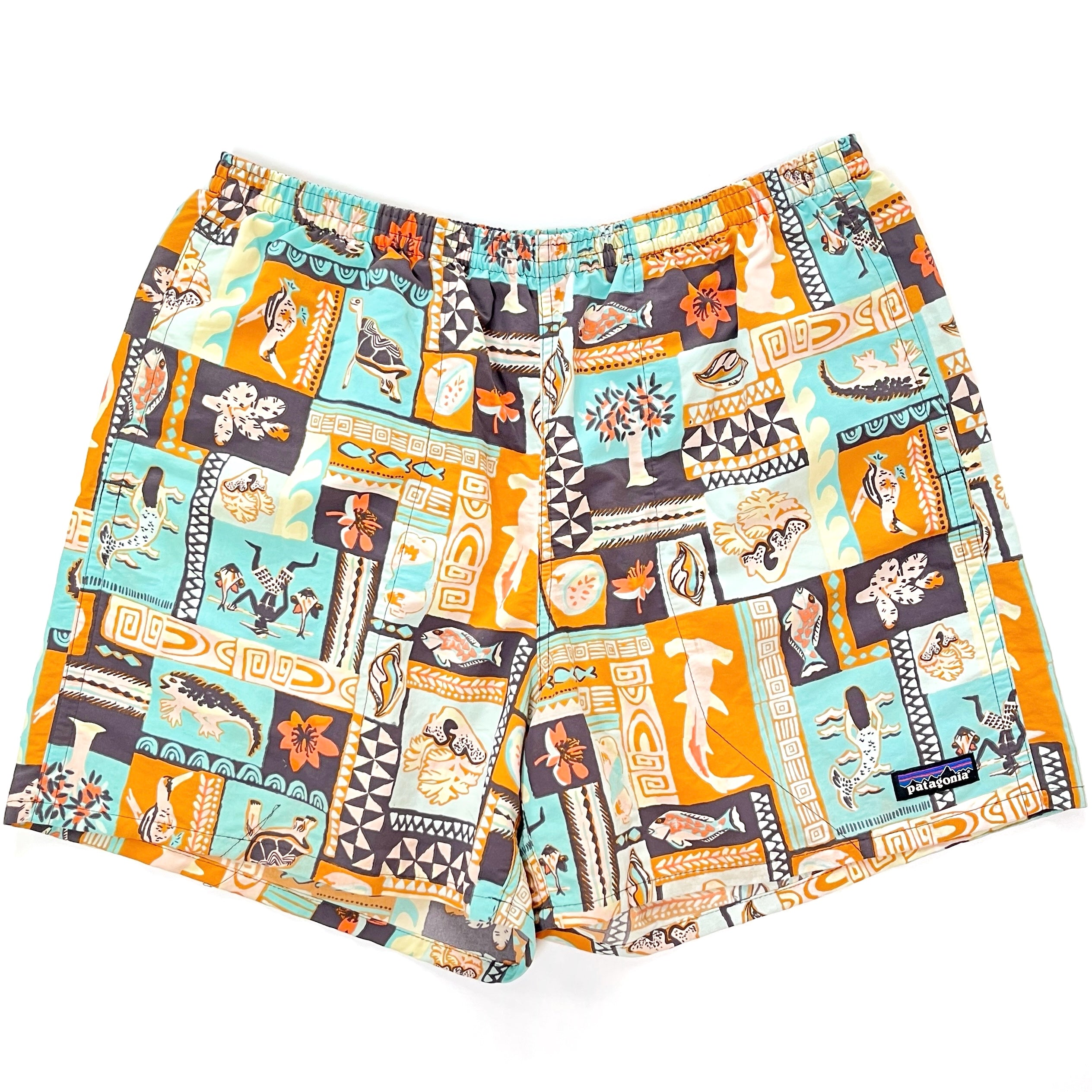 2021 Patagonia Mens 5” Printed Baggies Shorts, Galapagos