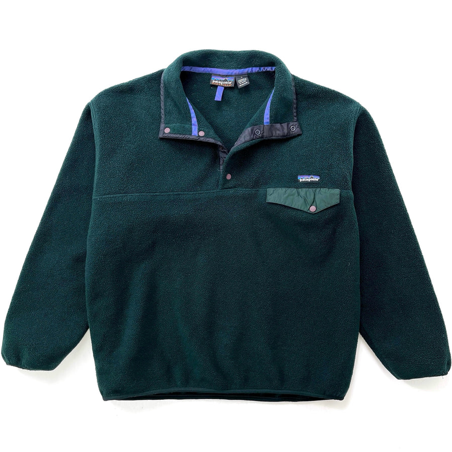 1995 Patagonia Synchilla Snap-T Pullover, Hunter & Condor (L)