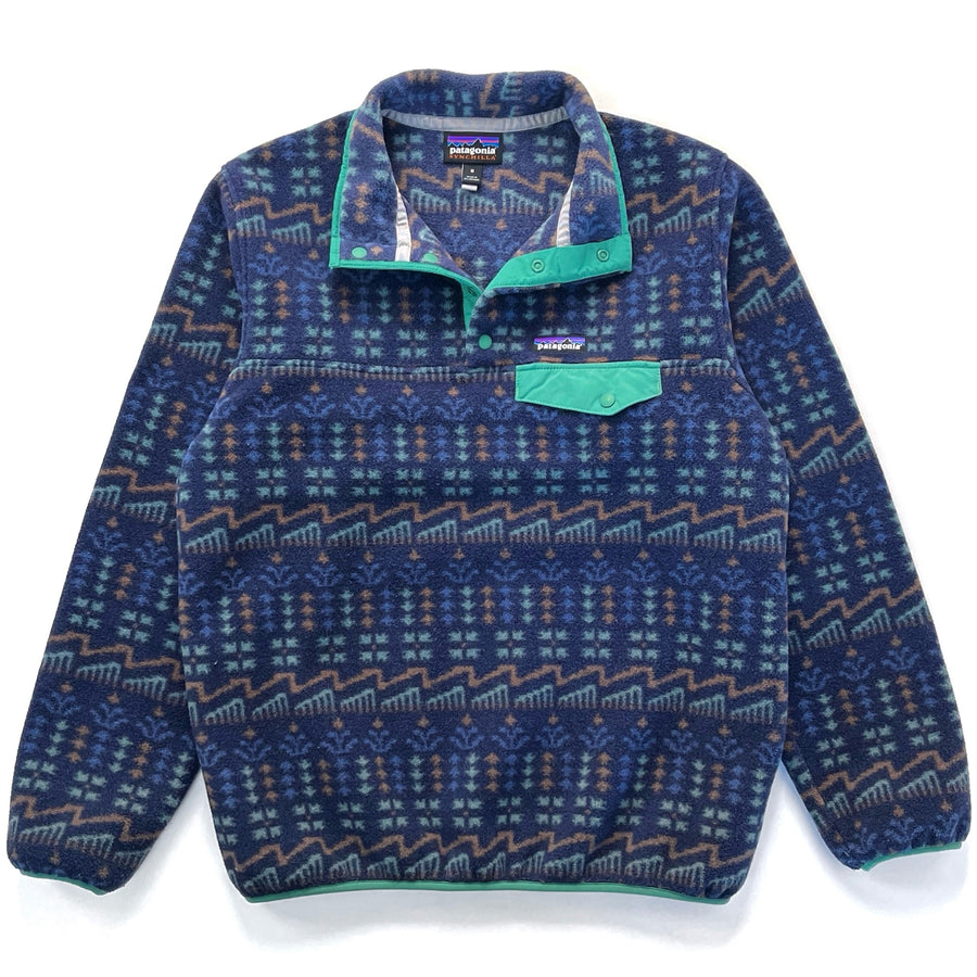 2021 Patagonia Womens Printed Synchilla Snap-T Pullover, Wild Roots (M)