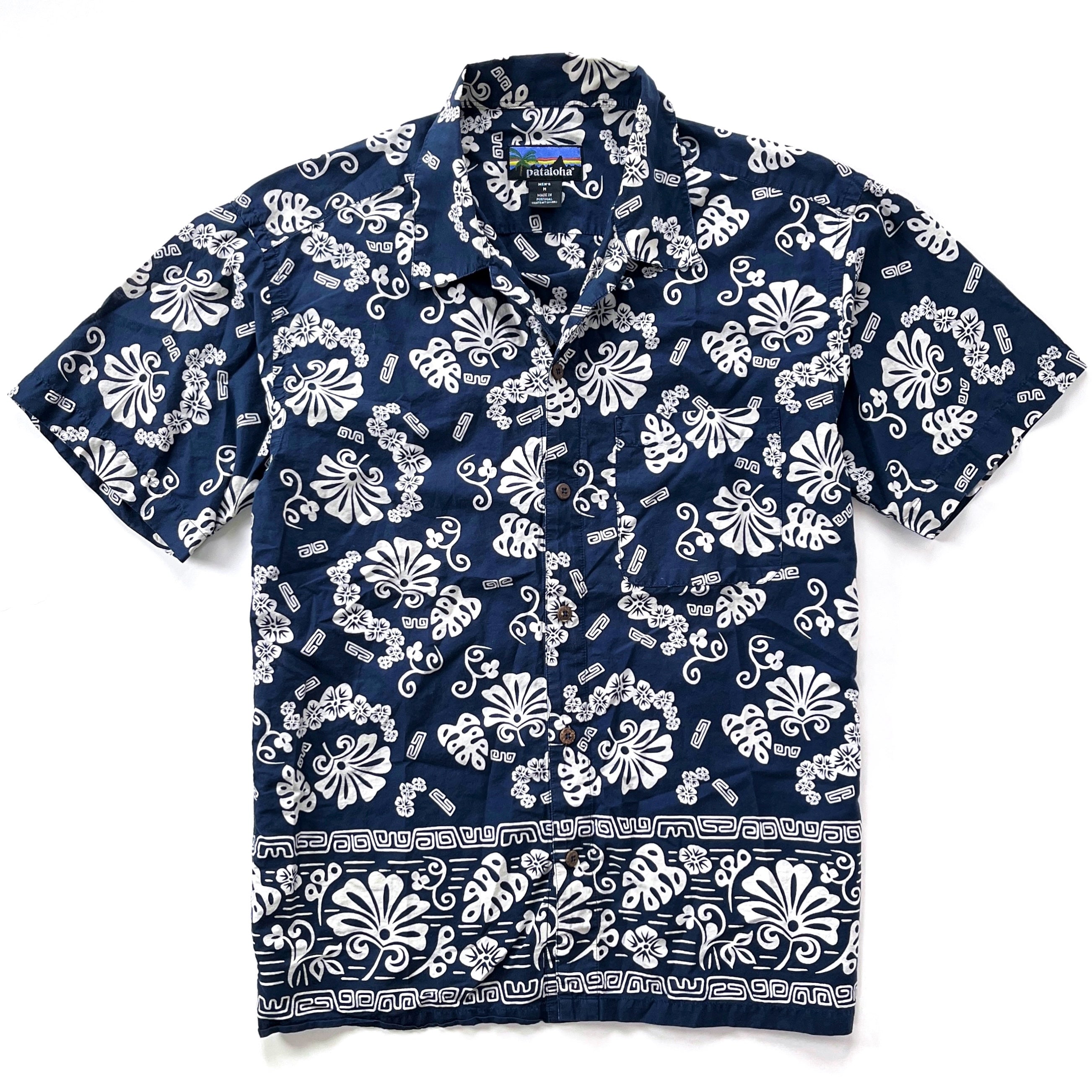 2000 Patagonia Mens Made In Portugal Limited Edition Pataloha Print Shirt (M)