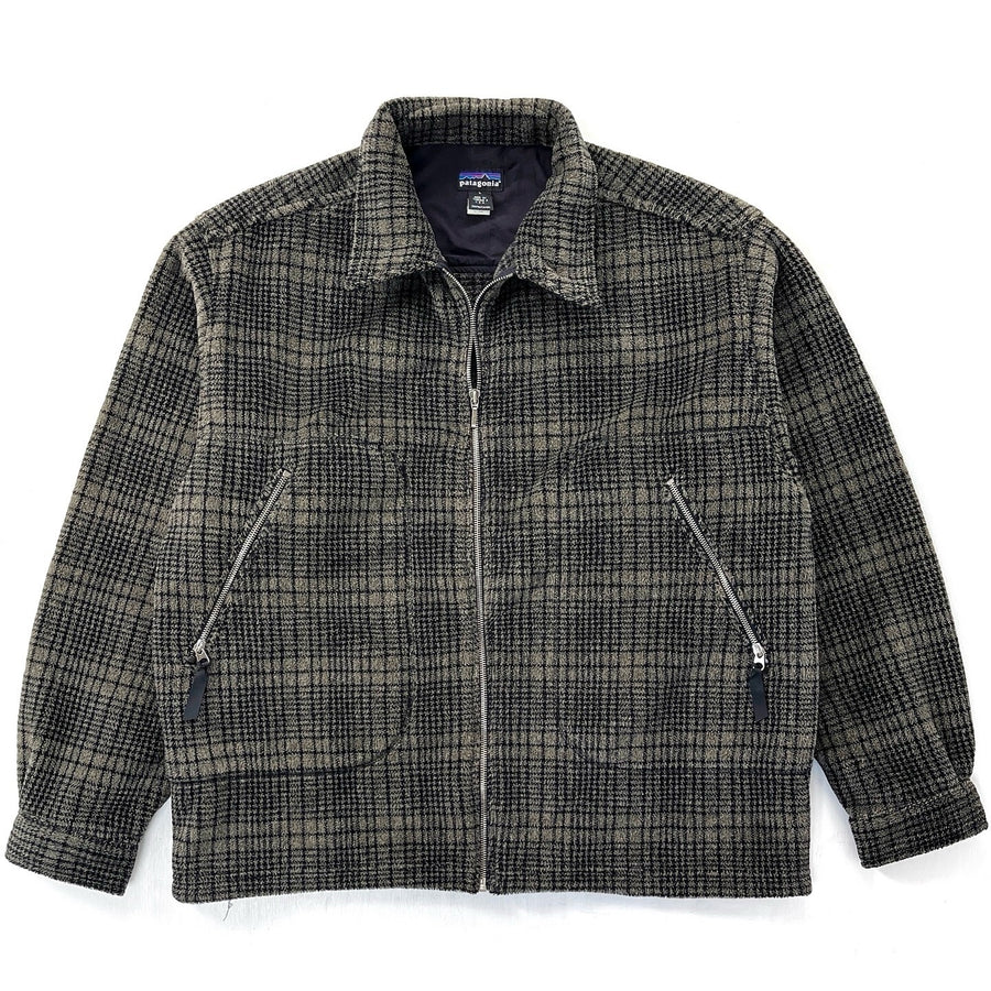 1998 Patagonia Ultra-Plush Fleece Overshirt, Adirondack: Dark Ash (L/XL)