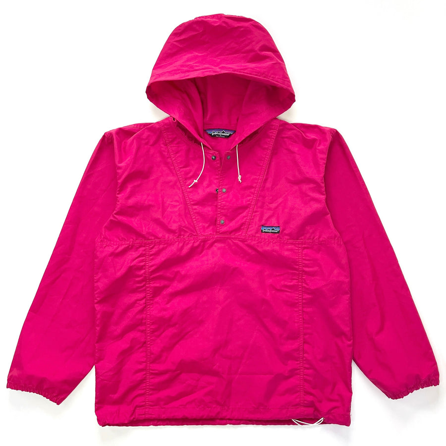 1987 Patagonia Made In The U.S.A. Hooded Baggies Pullover, Red (M)