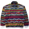 1994 Patagonia Printed Synchilla Snap-T, Sacajawea: Carbon (L)