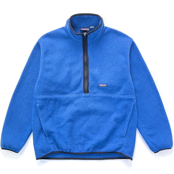 1999 Patagonia Synchilla Marsupial Half-Zip Fleece Pullover, True Blue (L)