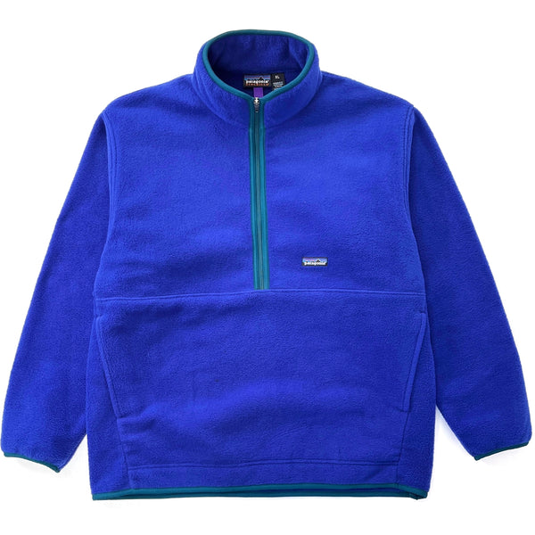 1998 Patagonia Synchilla Marsupial Pullover, Cobalt & Emerald (XL)