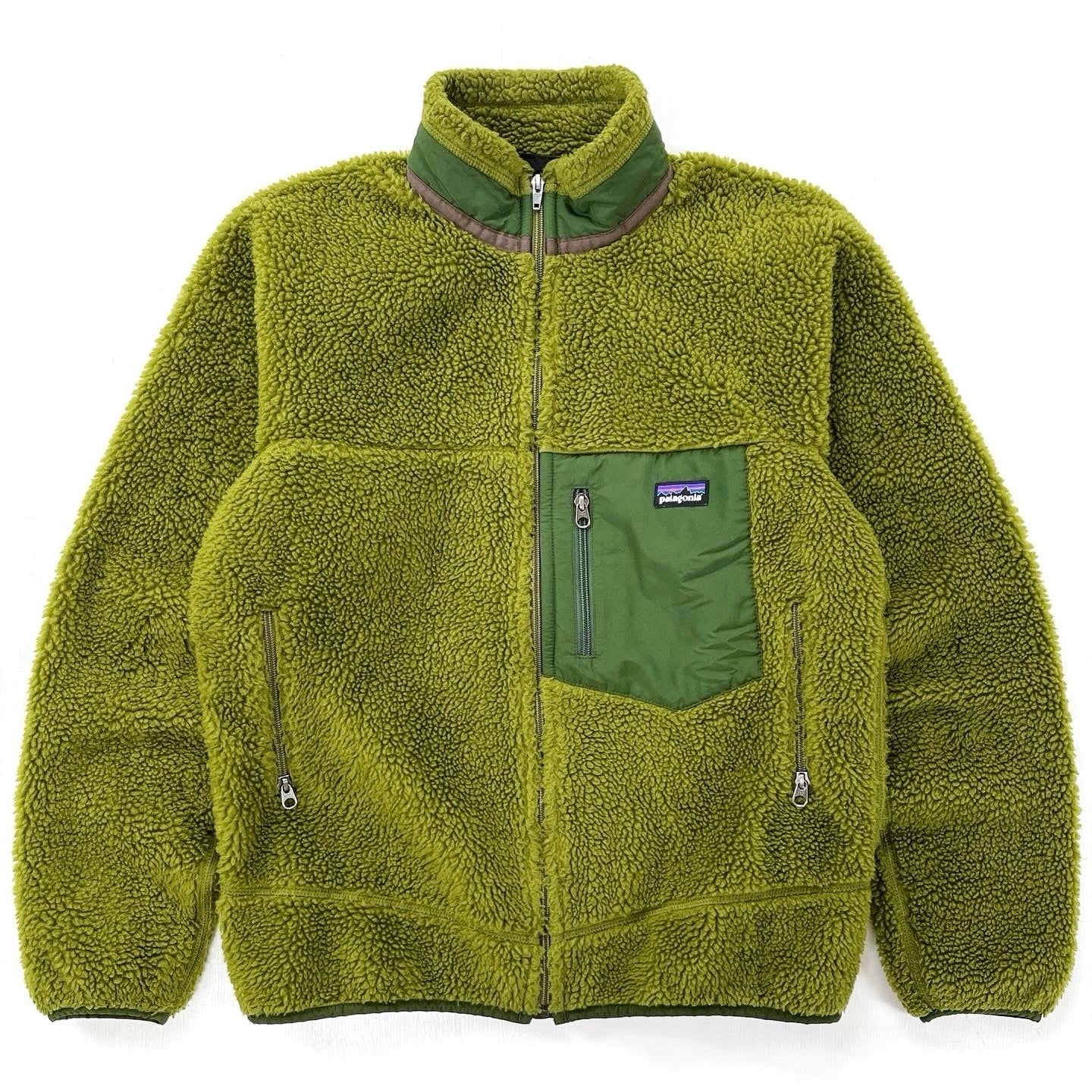 2013 Patagonia Classic Retro-X Fleece Jacket, Willow Herb Green (S)