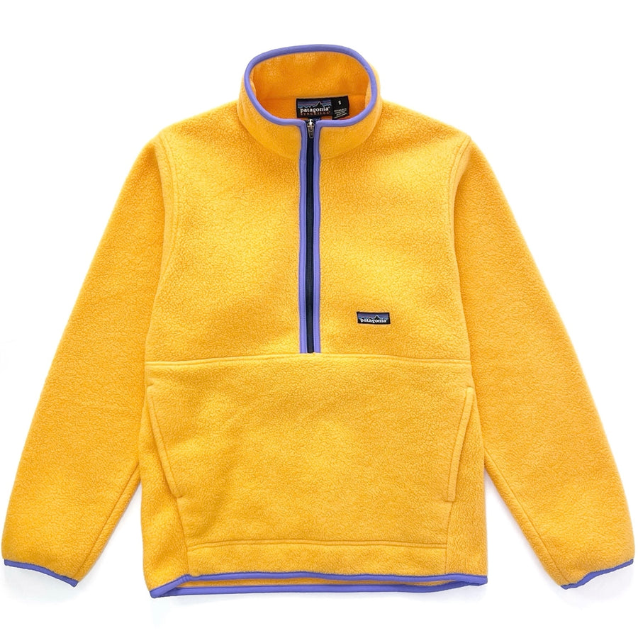 1998 Patagonia Synchilla Marsupial Pullover, Sunflower & Periwinkle (S)