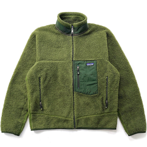 2005 Patagonia Made In The U.S.A. Retro-X Fleece Jacket, Loden (M)