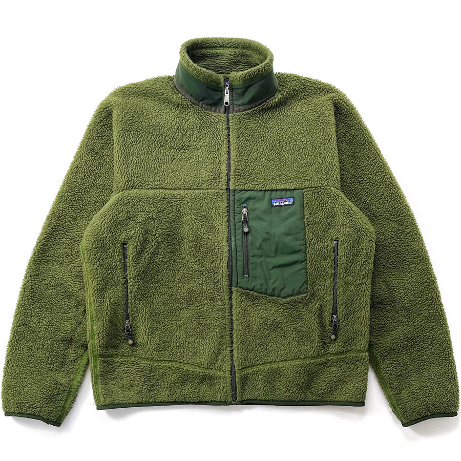 2005 Patagonia Made In The U.S.A. Retro-X Fleece Jacket, Loden (M)