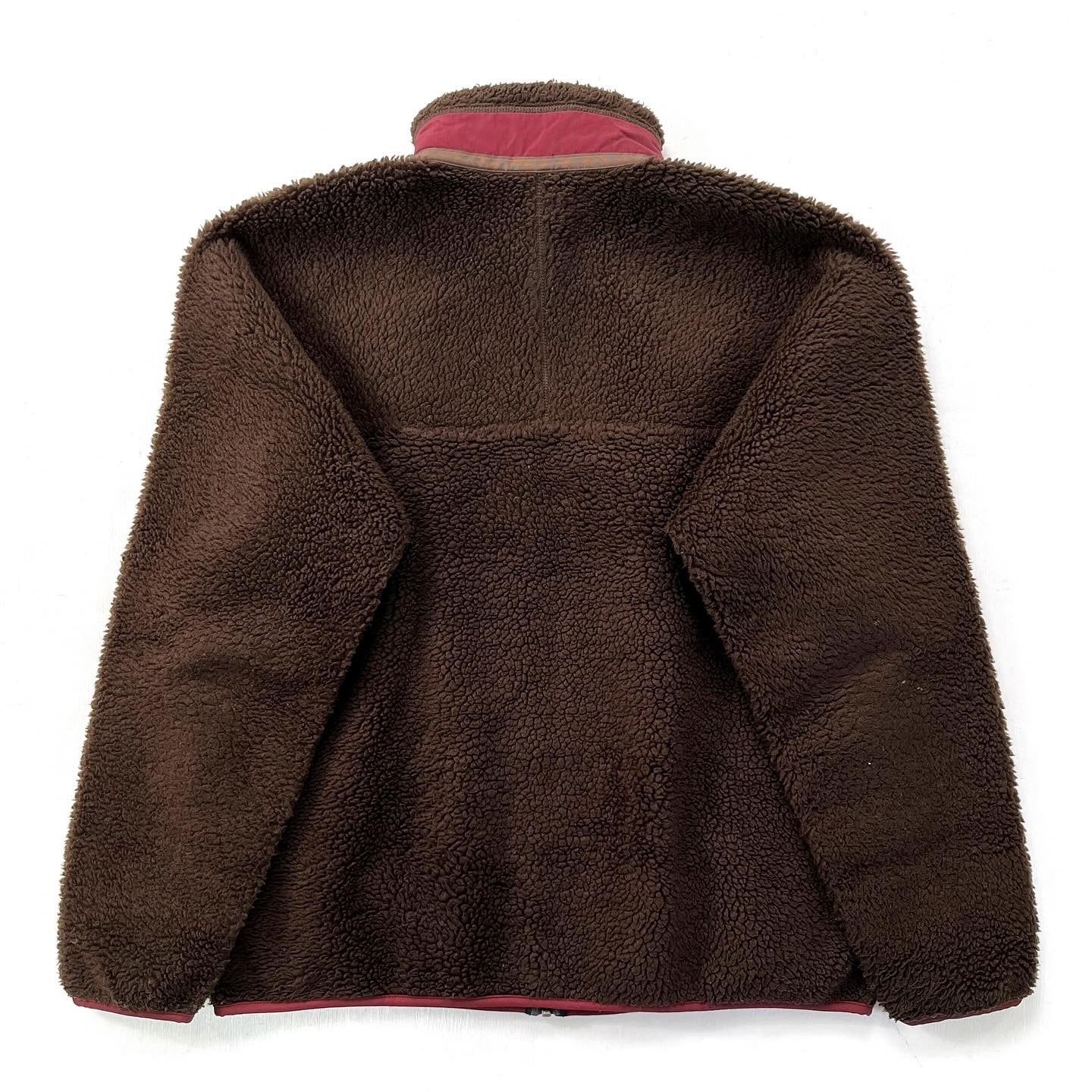 2011 Patagonia Retro-X Fleece Jacket, Black Oak & Pomegranate (L)