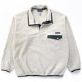 1994 Patagonia Synchilla Snap-T, Oatmeal Heather & Carbon (L)