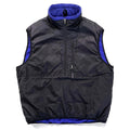 2001 Patagonia Puffball Insulated Vest, Black & Cerulean (L)