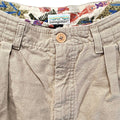 1991 Patagonia Mens 7” Pleated Cotton Field Shorts, Khaki (32/33)