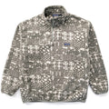1997 Patagonia Printed Synchilla Snap-T Pullover, Ghana Gourds (XL)