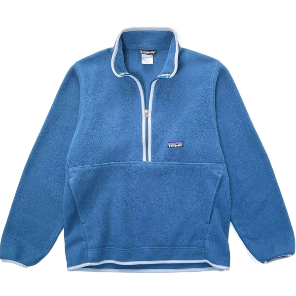 2007 Patagonia Synchilla Marsupial Half-Zip Fleece Pullover, Ocean Blue (S)