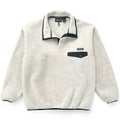 1998 Patagonia Synchilla Snap-T, Oatmeal Heather & Carbon (L)