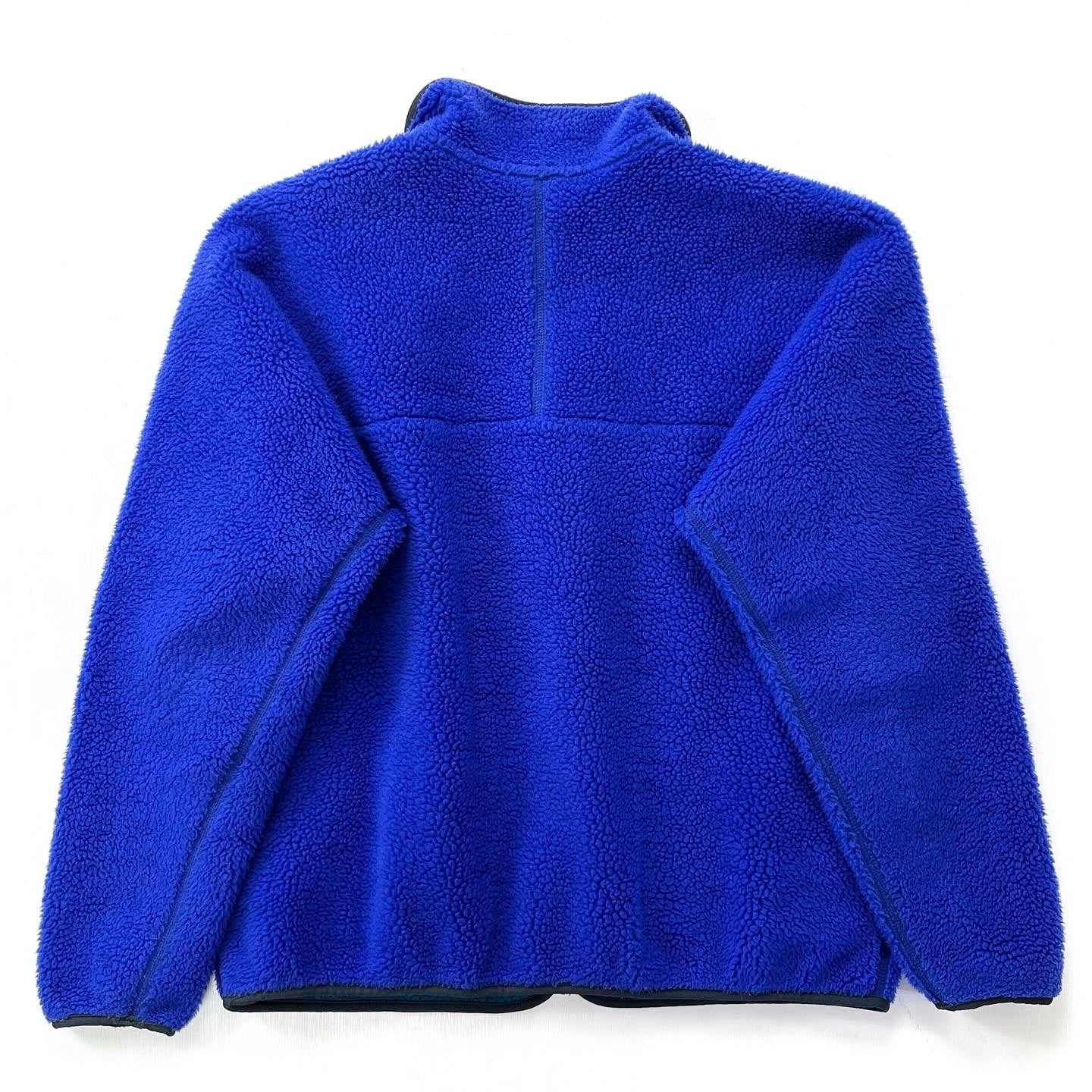 1993 Patagonia Made In The U.S.A. Retro Pile Cardigan, Blueberry (XL)