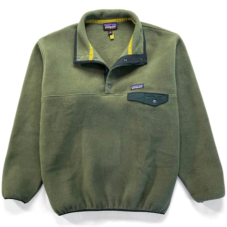 2017 Patagonia Synchilla Snap-T Fleece Pullover, Olive Green (M/L)